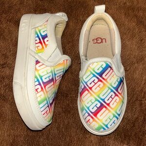 UGG Caplan Rainbow Girls Slip On Sneakers - Toddler Size 10